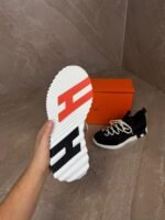 Hermes Bouncing Sneakers Black White, Veters - Afbeelding 6