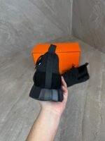 Hermes Bouncing Sneakers Black on Black, Veters - Afbeelding 4