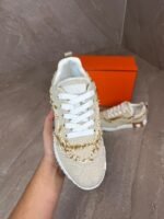 Hermes Bouncing Sneakers Women Beige - Afbeelding 6