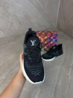 Louis Vuitton Black  / White / Grey Sneakers - Afbeelding 6