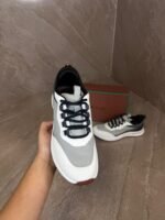 Loro Piana Weekend Walk Sneakers White Grey - Afbeelding 3