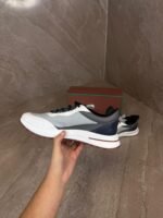 Loro Piana Weekend Walk Sneakers White Grey - Afbeelding 4