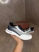 Loro Piana Weekend Walk Sneakers White Grey - Afbeelding 2