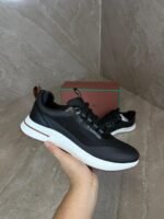 Loro Piana Weekend Walk Sneakers Black Leather - Afbeelding 2